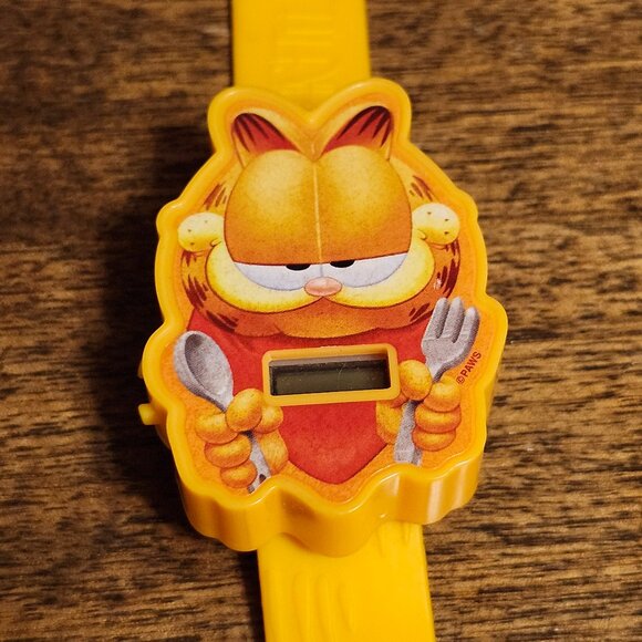Garfield Burger King Kids Meal Toy - It's Eatin' Time LCD Watch 2016 - Picture 1 of 5